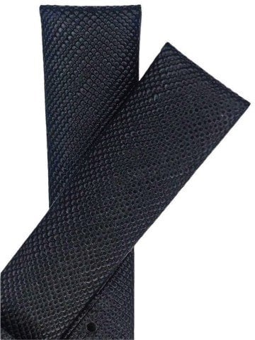 Burberry Uyumlu 20mm Siyah Deri Saat Kordonu