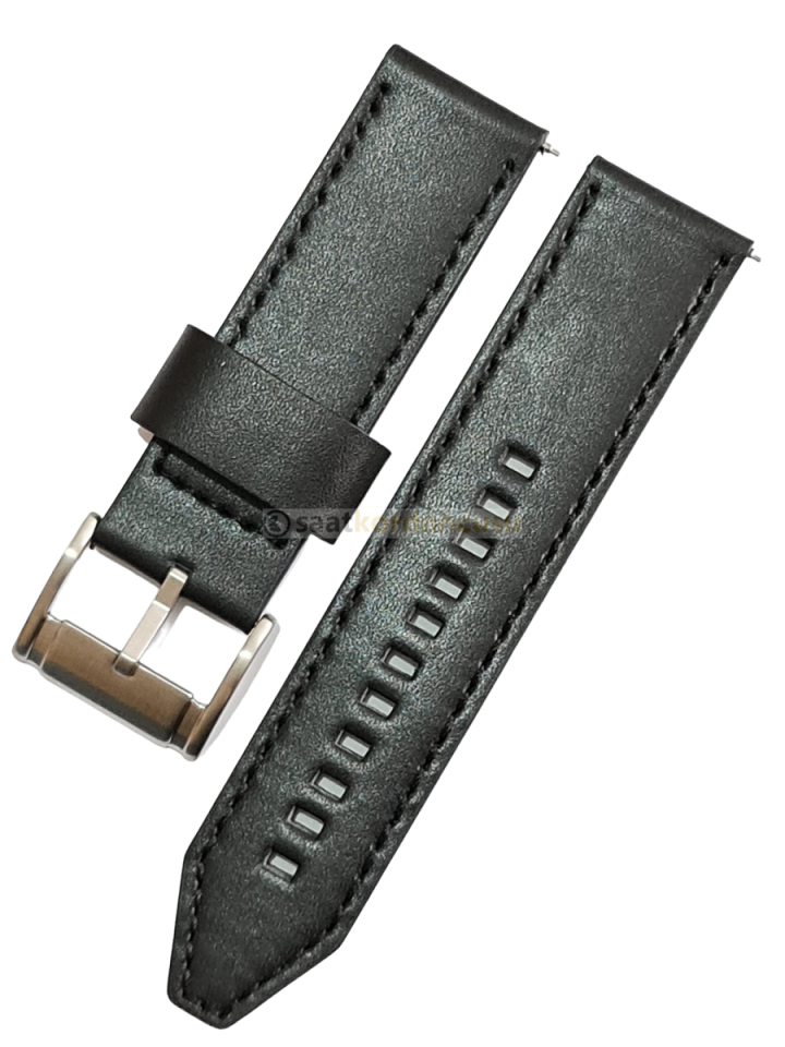 Fossil jr1354 Uyumlu 24mm Siyah Deri Saat Kordonu