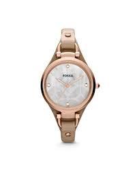 Fossil es3151 Uyumlu Deri Saat Kordonu