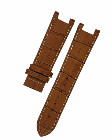 GUESS Collection Uyumlu 22mm Deri Kordon TABA