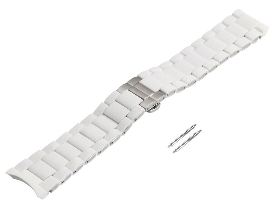 Emporio Armani Ar5867 Beyaz Silikon Kaplama Saat Kordonu