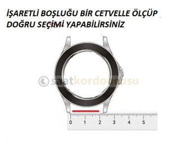 Emporio Armani Uyumlu 22mm Siyah Deri Saat Kordonu