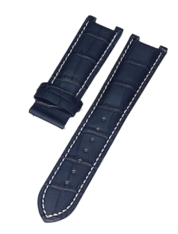 Guess Collection GCx72025g7s Uyumlu Lacivert Deri Kordon