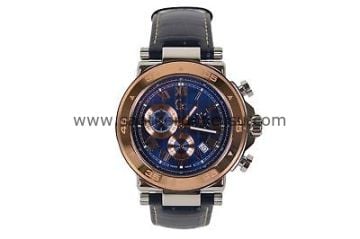 Guess Collection Gcx90015g7s Uyumlu Lacivert Deri Kordon