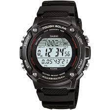 Casio ws200H Uyumlu Siyah Silikon Saat Kordonu