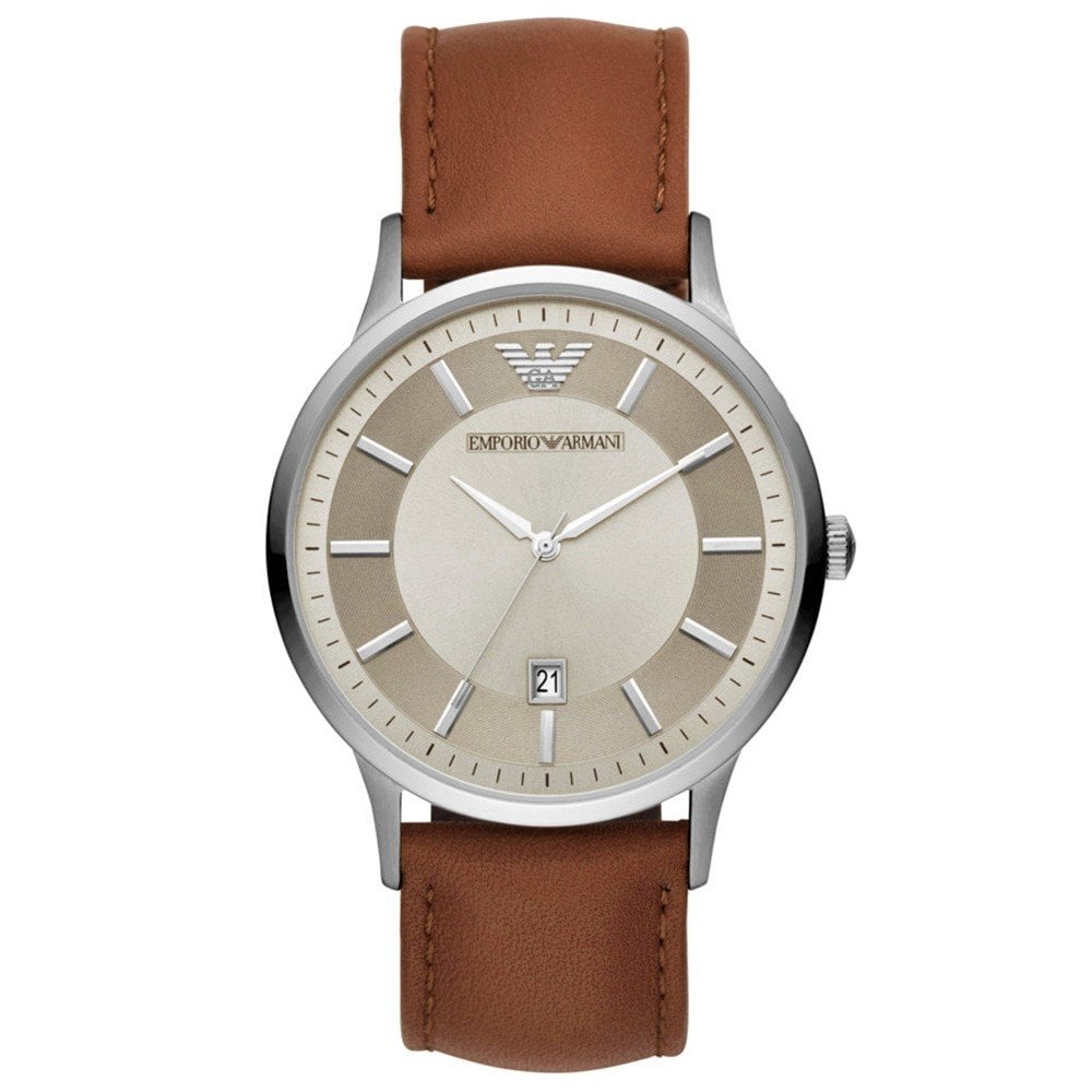 Emporio Armani AR11185 Uyumlu Taba Renk Saat Kordonu