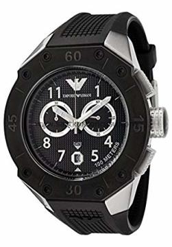Emporio Armani Ar0665 Uyumlu Siyah Deri Kordon