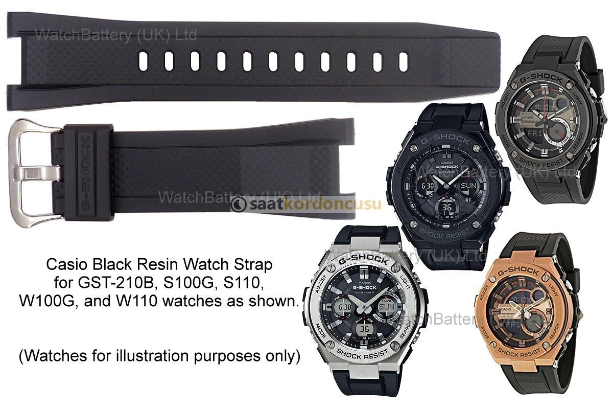 CASIO GST S100G 1A Orjinal Silikon Kordon