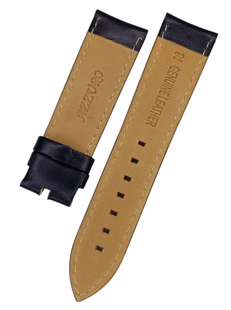 Emporio Armani AR2473 Uyumlu Lacivert Deri Saat Kordonu