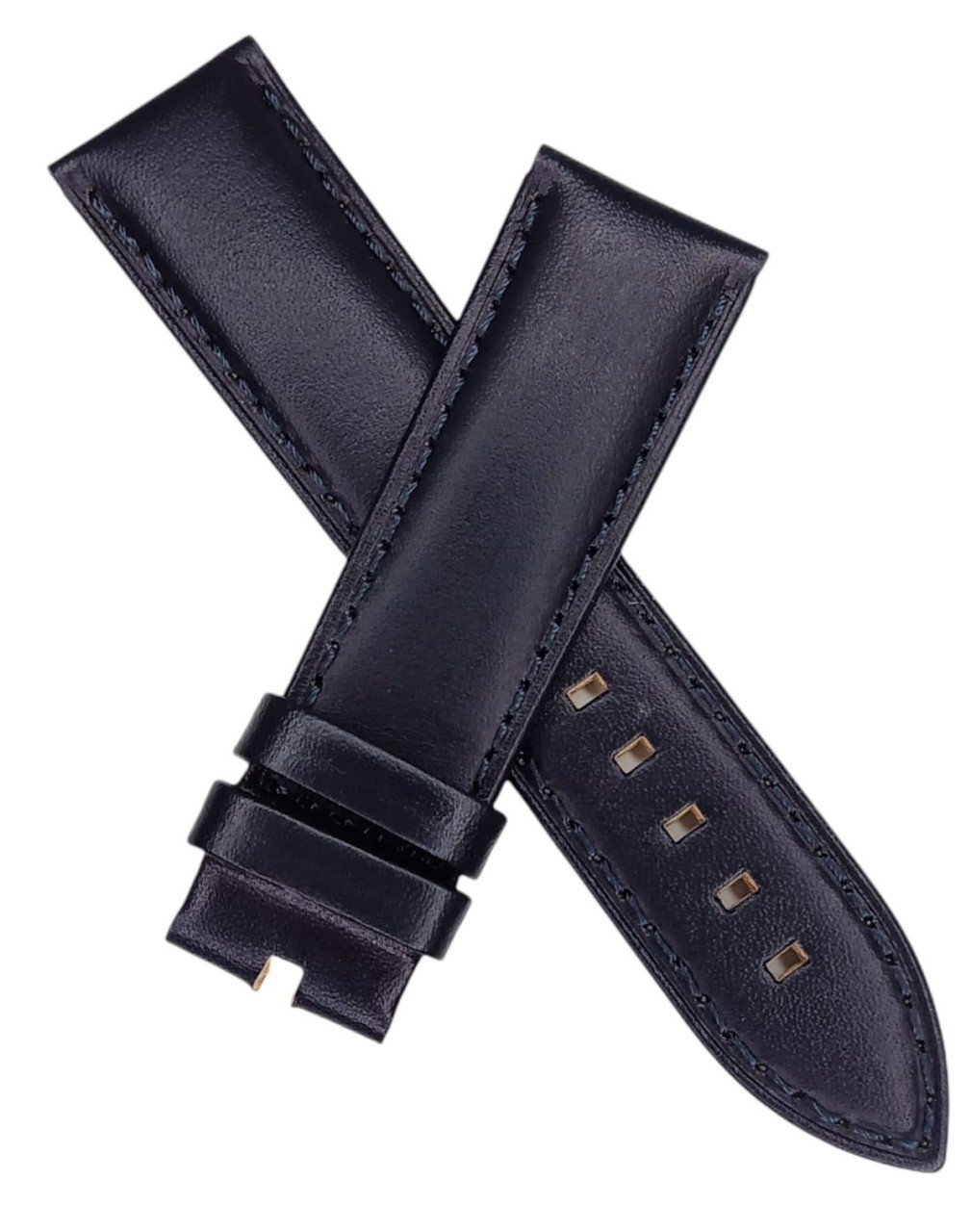 Emporio Armani AR2473 Uyumlu Lacivert Deri Saat Kordonu