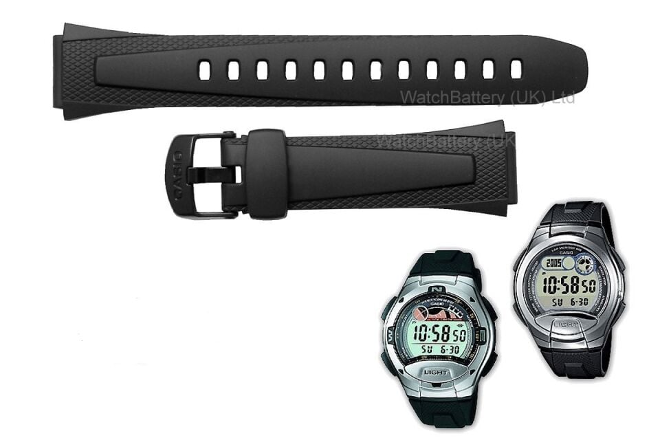 Casio w752 w753 w755 Orjinal Silikon Saat Kordonu