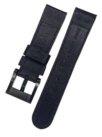 Tw Steell 22mm Puntolu Siyah Deri Kordon
