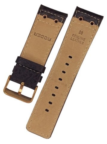 Tw Steell 26mm Puntolu Kahverengi Deri Kordon